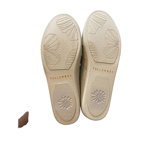 NWT Yellowbox Embezzled Western Boho Woodstrock Kendra Neutral Loafers - Picture 6 of 6